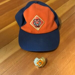 Cub Scout tiger hat and bollo